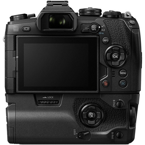 OM SYSTEM Power Battery Holder HLD-9 for Olympus OM-D E-M1 Mark II Camera - Perfect for Travel & Outdoor Photography