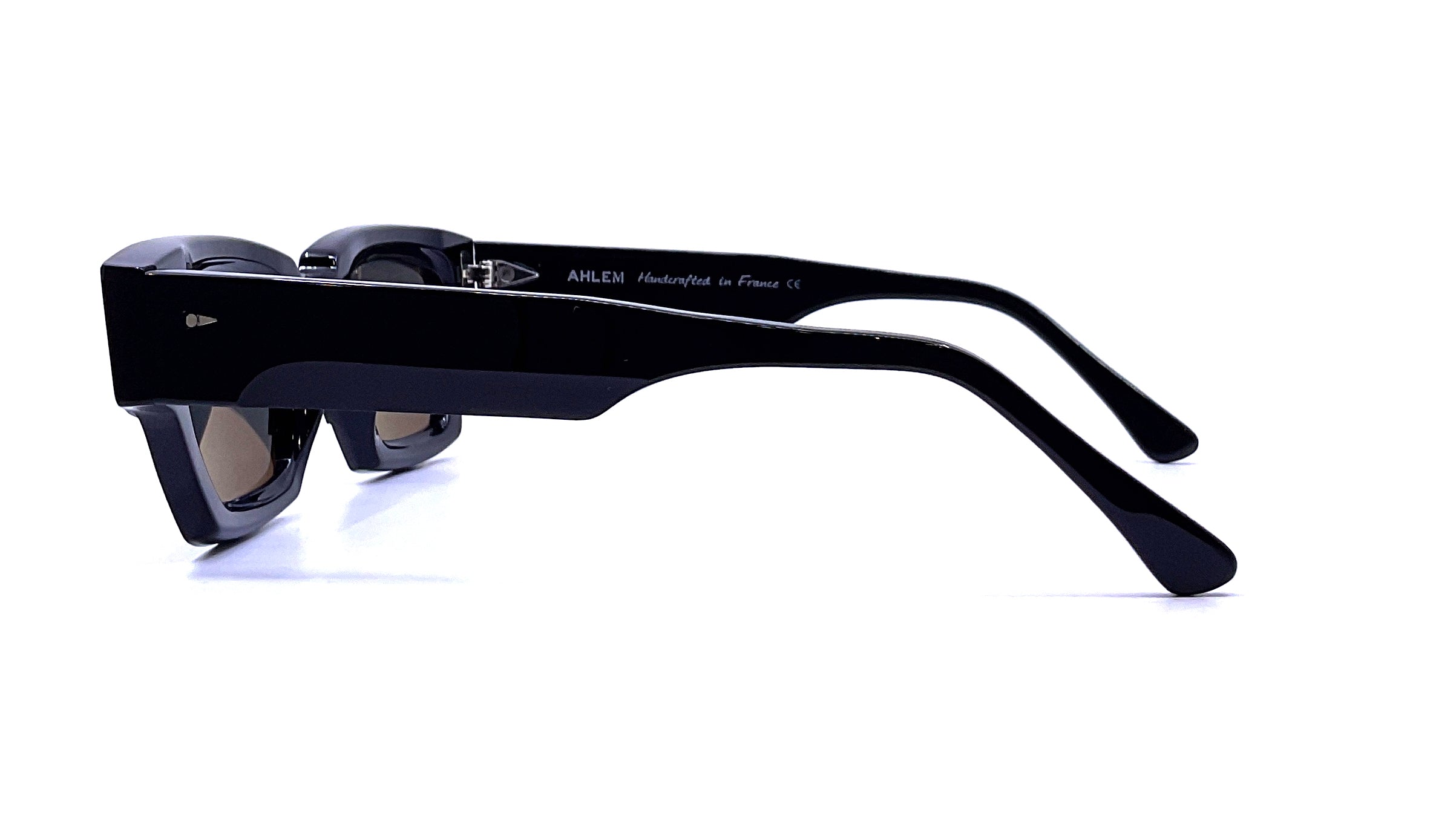 Ahlem Villette Sunglasses - Classic Black Aviator Style for Men & Women | UV Protection, Polarized Lenses | Perfect for Driving, Beach & Outdoor Activities
