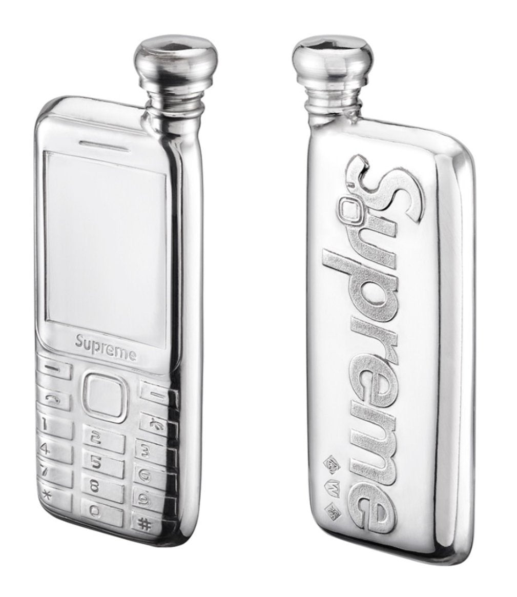 Premium Stainless Steel Flask with Burner Phone Design - Perfect for Outdoor Adventures, Camping & Travel Gifts