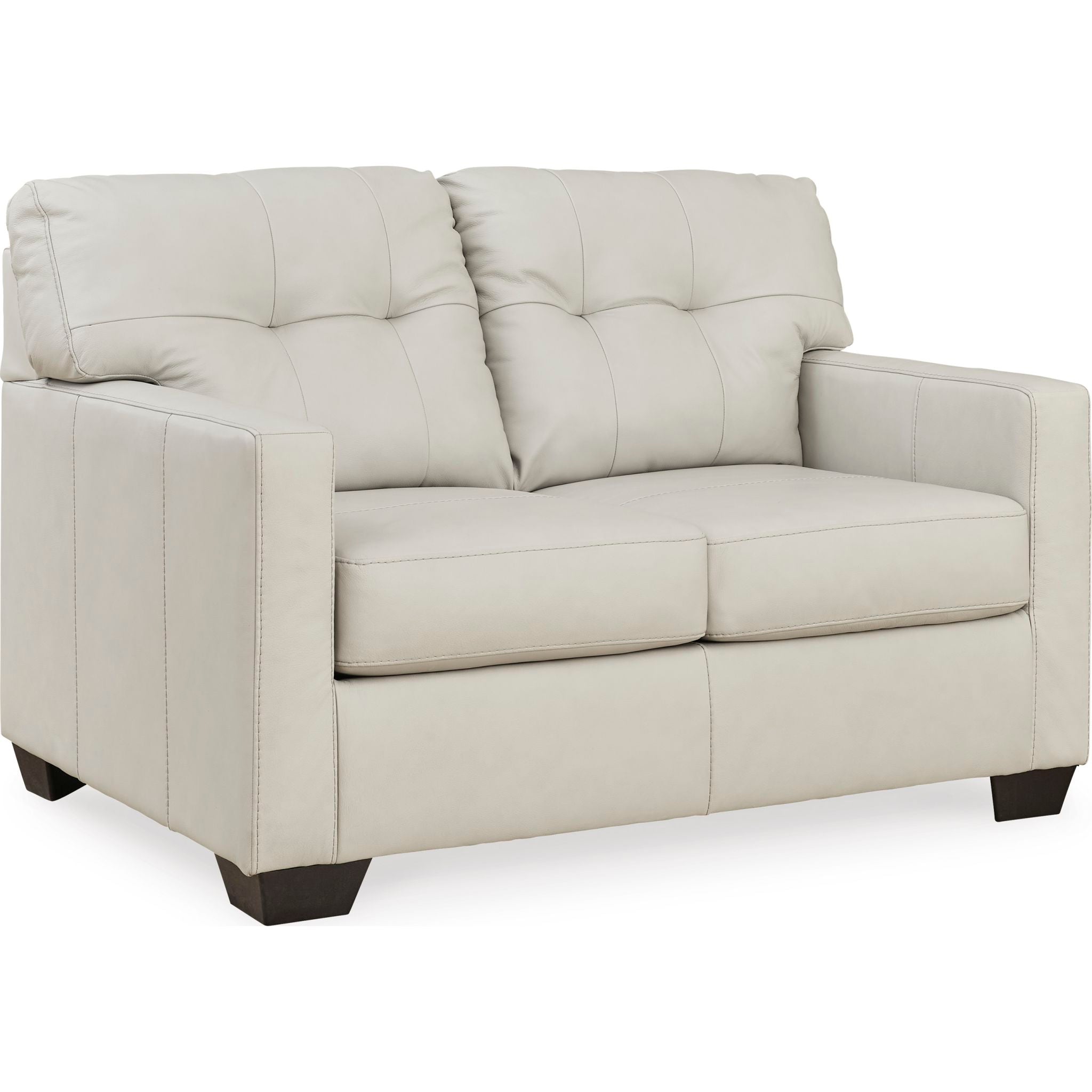 Belziani Modern Loveseat Sofa - Compact 2-Seater for Small Spaces, Living Room, Apartment & Office - Soft Upholstered Fabric, Sturdy Wooden Frame - Perfect for Relaxing, Entertaining & Small Spaces