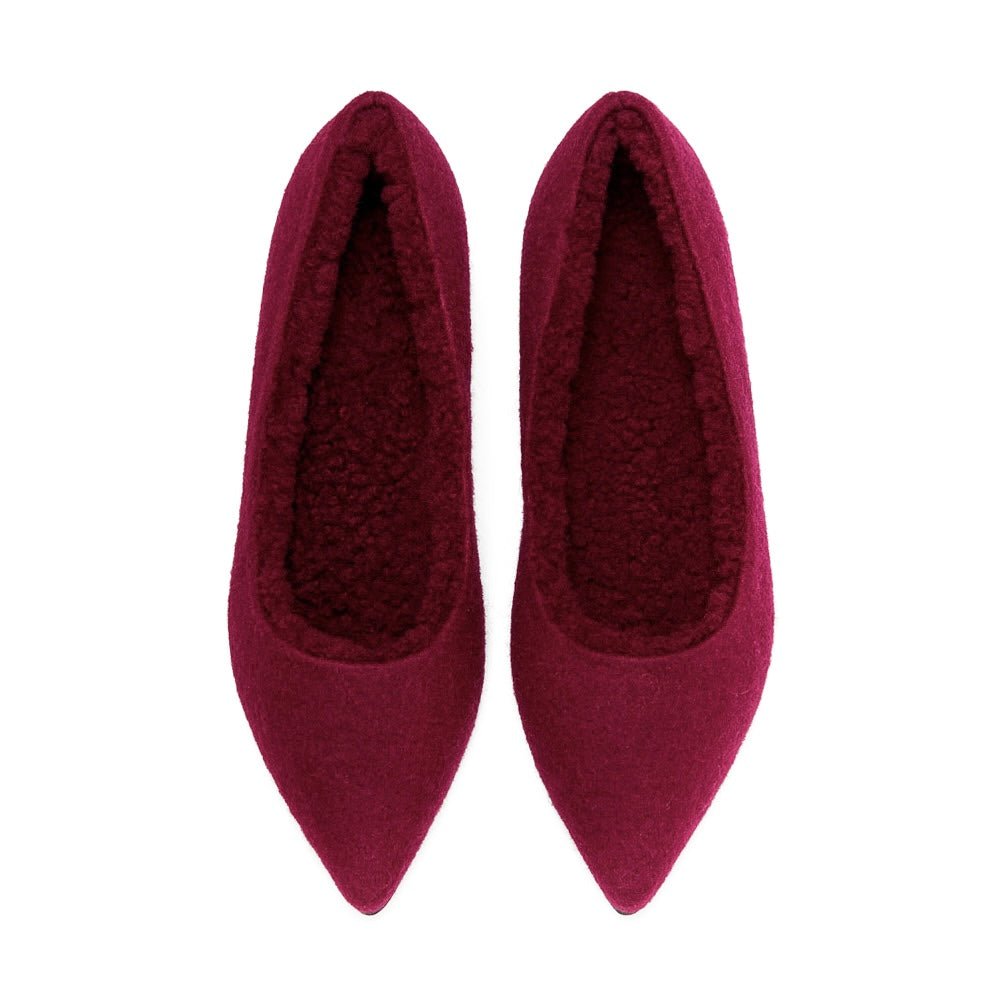 Anais Wool Burgundy - Premium Soft Wool Scarf for Women, Warm Winter Accessory for Cold Weather, Perfect for Outdoor Activities and Fashion Styling