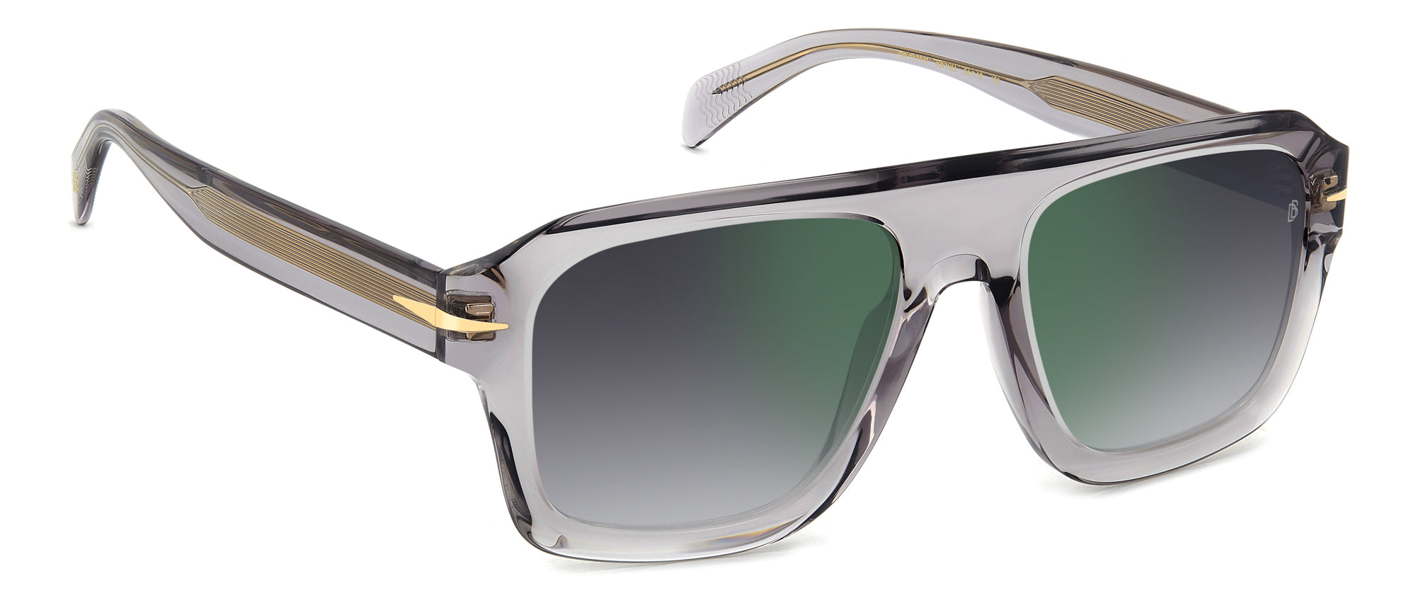 David Beckham DB7127/S Sunglasses - Polarized Aviator Style for Men & Women - Perfect for Driving, Travel, and Outdoor Activities