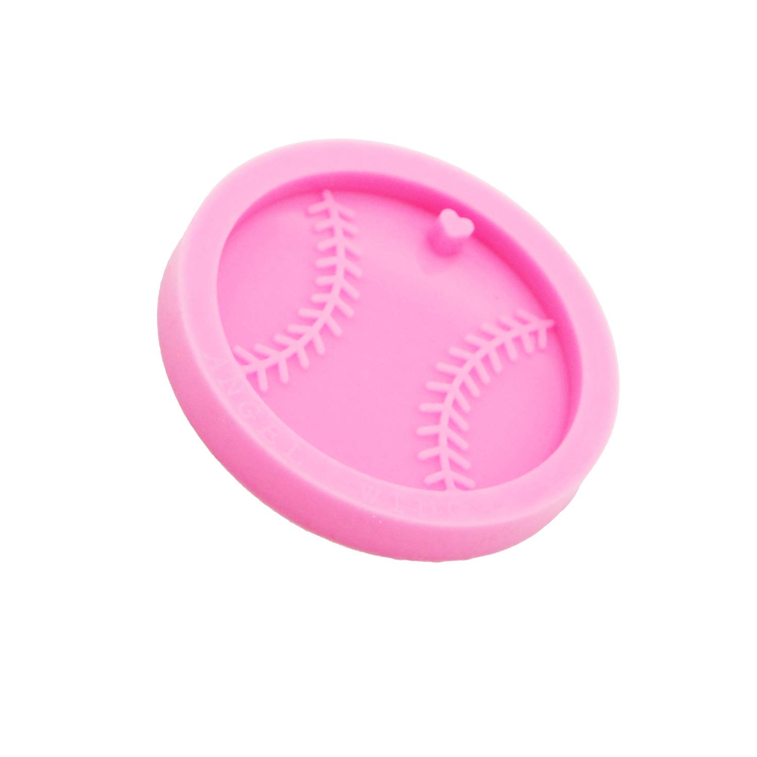 Super Shiny Baseball Silicone Mold for Resin Keychains - Round Ball Shape Epoxy Craft Molds for Resin Casting, Polymer Clay & Key Ring Pendant Making - Perfect for DIY Sports Gifts & Craft Projects
