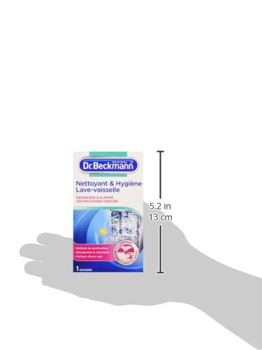 Dr. Beckmann Dishwasher Cleaner & Hygiene Descaler - Deep Cleans & Freshens Dishwashers - Removes Limescale & Odors - Ideal for Home & Restaurant Use