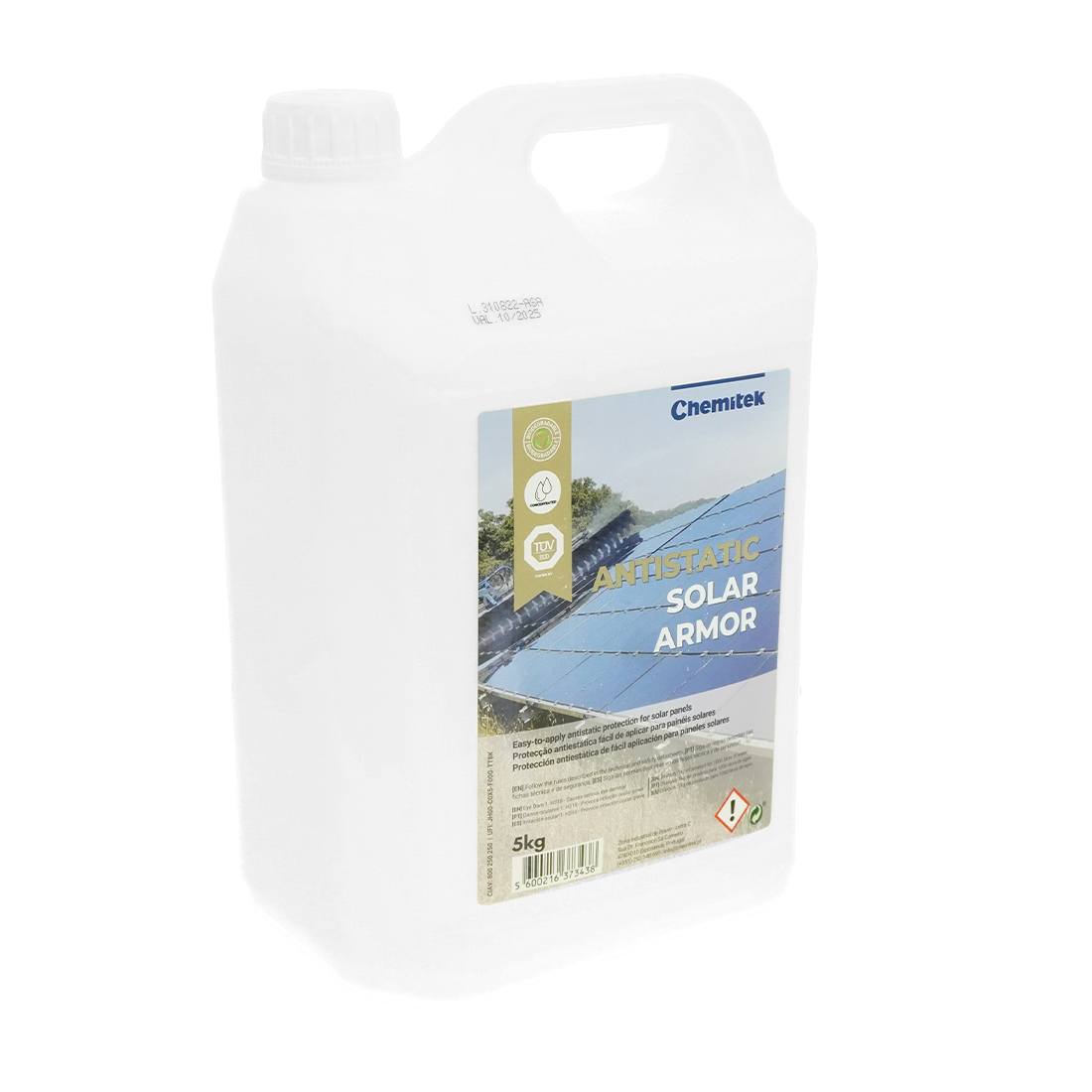Chemitek Anti-Static Solar Panel Cleaner Kit - Protect & Maintain Solar Panels for Home & Commercial Use - Ideal for Dust, Dirt & Static Prevention