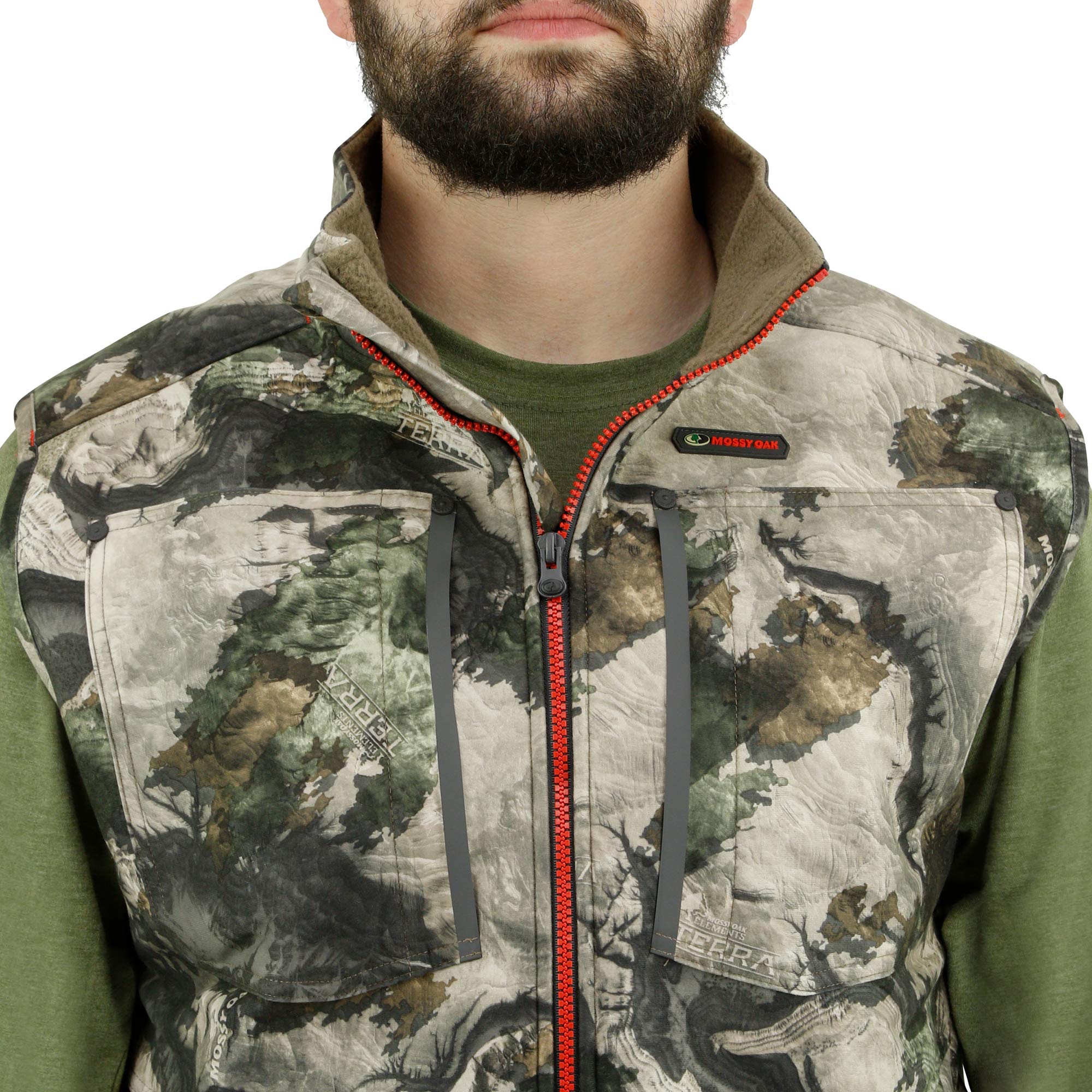 Mossy Oak Sherpa 2.0 Fleece Lined Camo Hunting Vest for Men - Warm Camouflage Clothing for Outdoor Hunting & Winter Activities