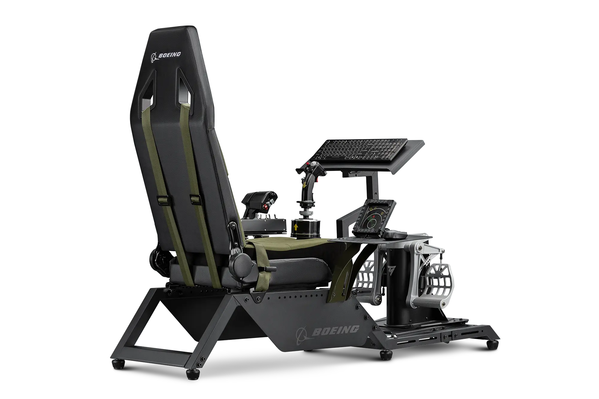 Next Level Racing Flight Simulator Cockpit - Boeing Military Edition | Professional Flight Simulation Cockpit for Home & Gaming | Perfect for Flight Training, Gaming & Aviation Enthusiasts