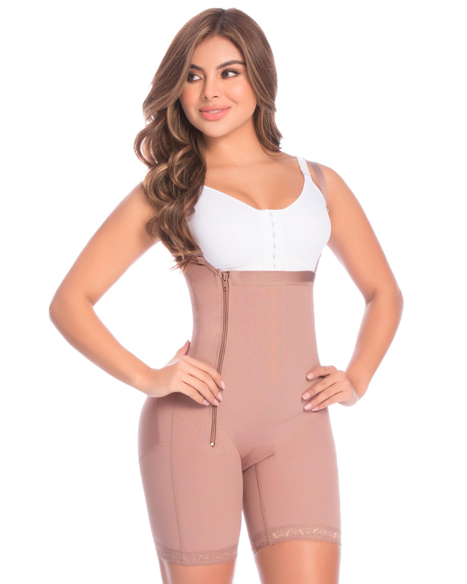 DELIE Fajas Colombianas Moldeadoras 048 High Compression Shapewear for Women - Tummy Control Body Shaper, Strapless Waist Trainer for Slimming & Postpartum Recovery | Perfect for Everyday Wear, Special Occasions & Post-Surgery Support