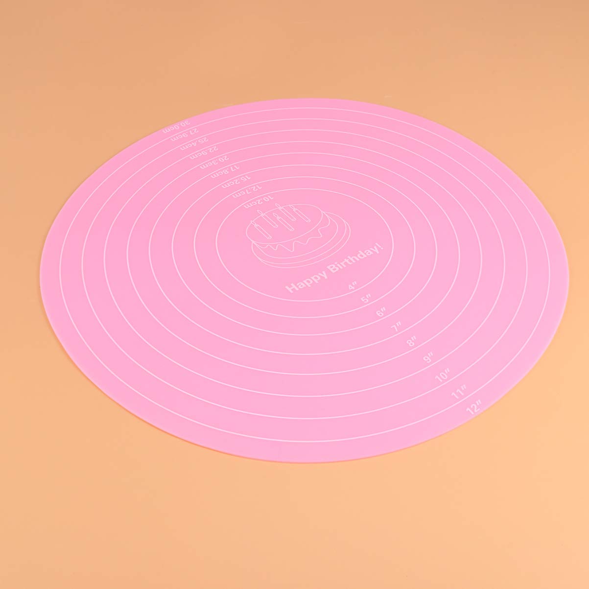 12 Inch Round Cake Baking Board - Sturdy Cake Display Base for Decorating, Serving & Display - Perfect for Cupcakes, Pastries & Dessert Presentation at Parties & Events