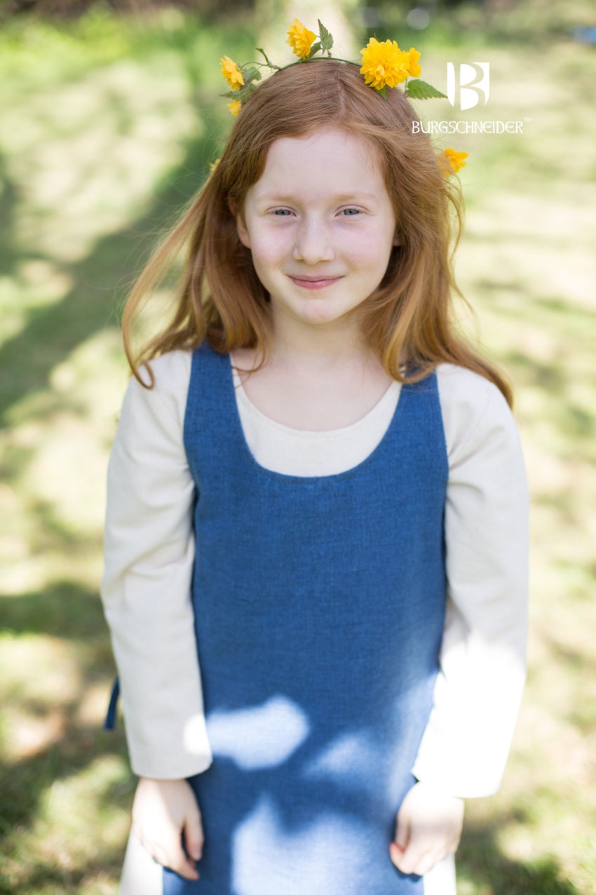 Ylva Ocean Blue Children's Over Dress - Stylish & Comfortable Kids' Dress for Parties, School & Everyday Wear