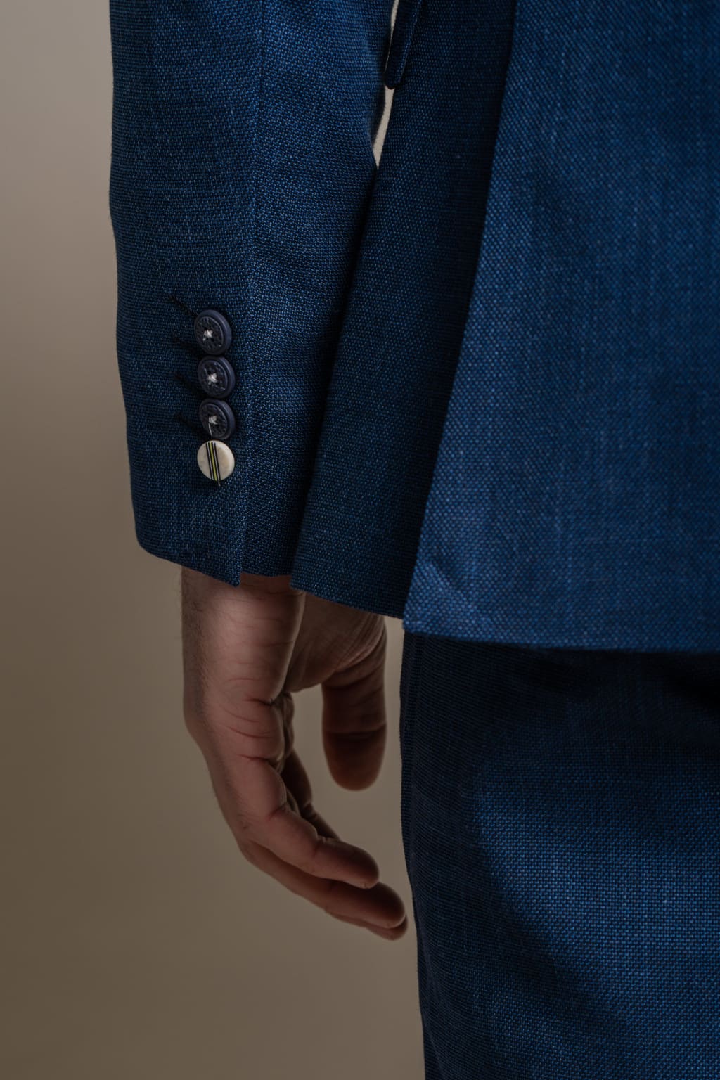 Cavani Miami Men's Slim Fit Blue Blazer Jacket for Business, Wedding & Formal Events | Lightweight Stretch Fabric | Premium Tailored Fit