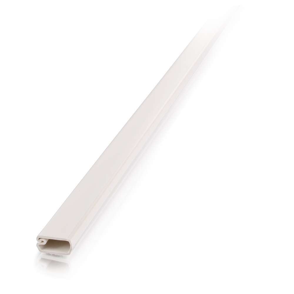 C2G/Cables to Go 16122 Wiremold Uniduct 2700 Cable Raceway - 20 Pack, 6 Feet, Fog White - Cable Management for Home & Office Organization