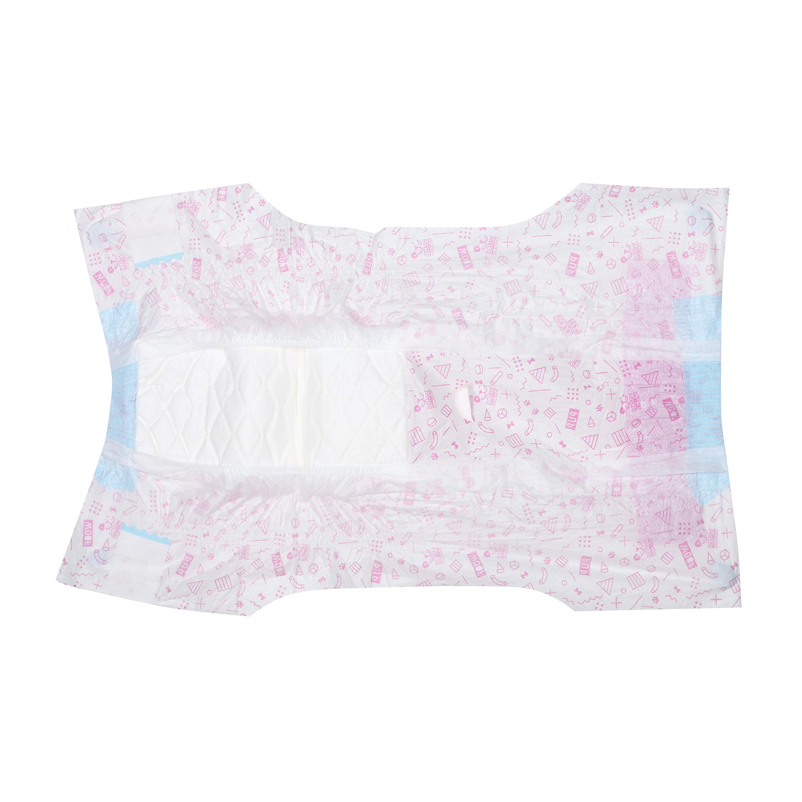 Wags & Wiggles Disposable Female Dog Diapers for Small Dogs 15