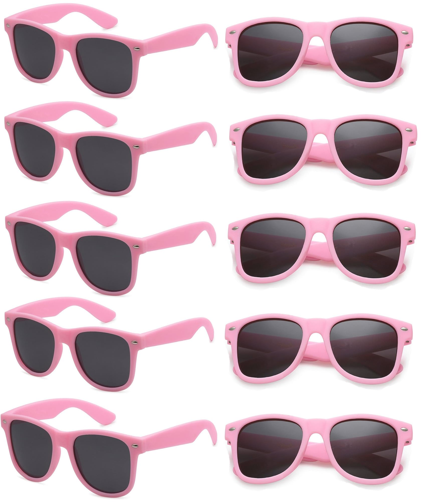 80s Retro Party Sunglasses Bulk Pack - 8/10/20/30 Pairs of Fun Adult Sunglasses for Themed Parties, Costumes & Events - Perfect for Halloween, Vegas Nights & 80s Theme Parties