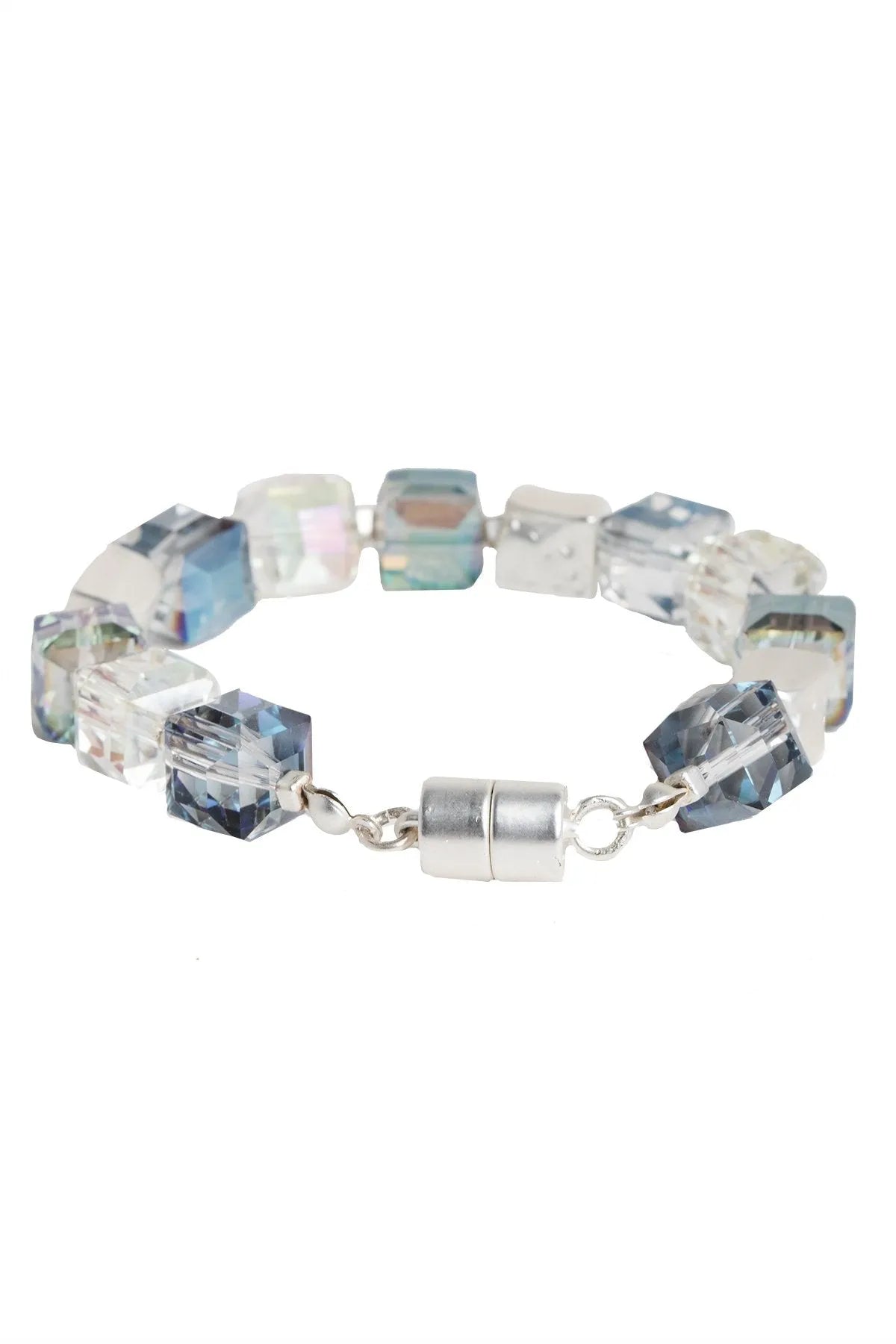 Faceted Bead and Stone Bracelet for Women - Handmade Boho Chic Jewelry - Perfect for Parties, Weddings & Everyday Wear