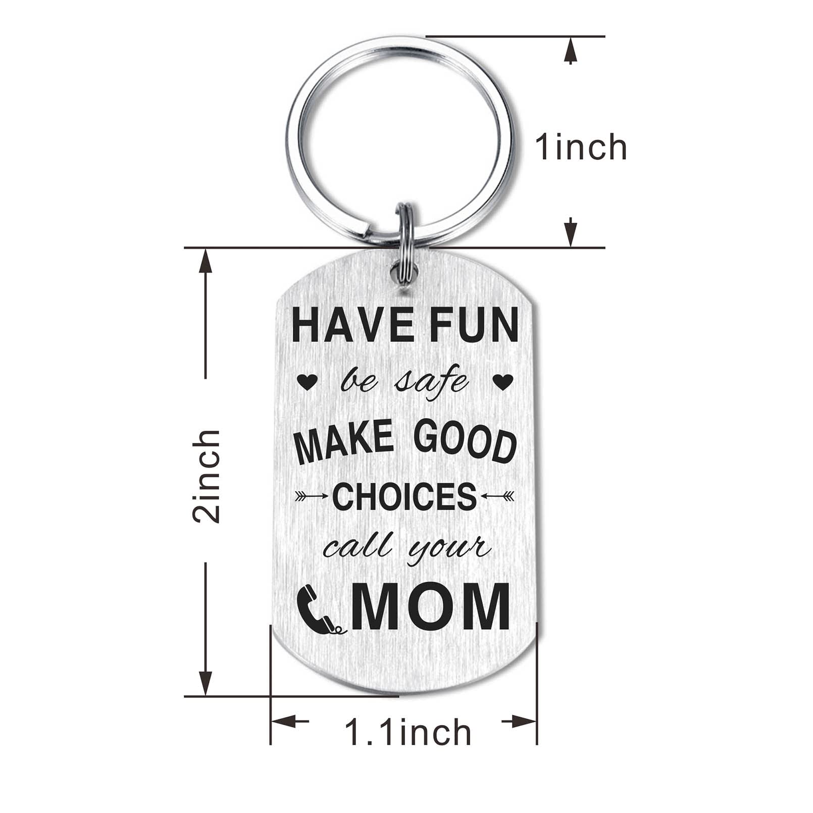 Alotozo 16th 18th 21st Birthday Keychain Gift for Women & Men - Perfect 16 18 21 Year Old Birthday Present for Girls & Boys - Great for Parties, Graduation Celebrations & Special Milestone Gifts