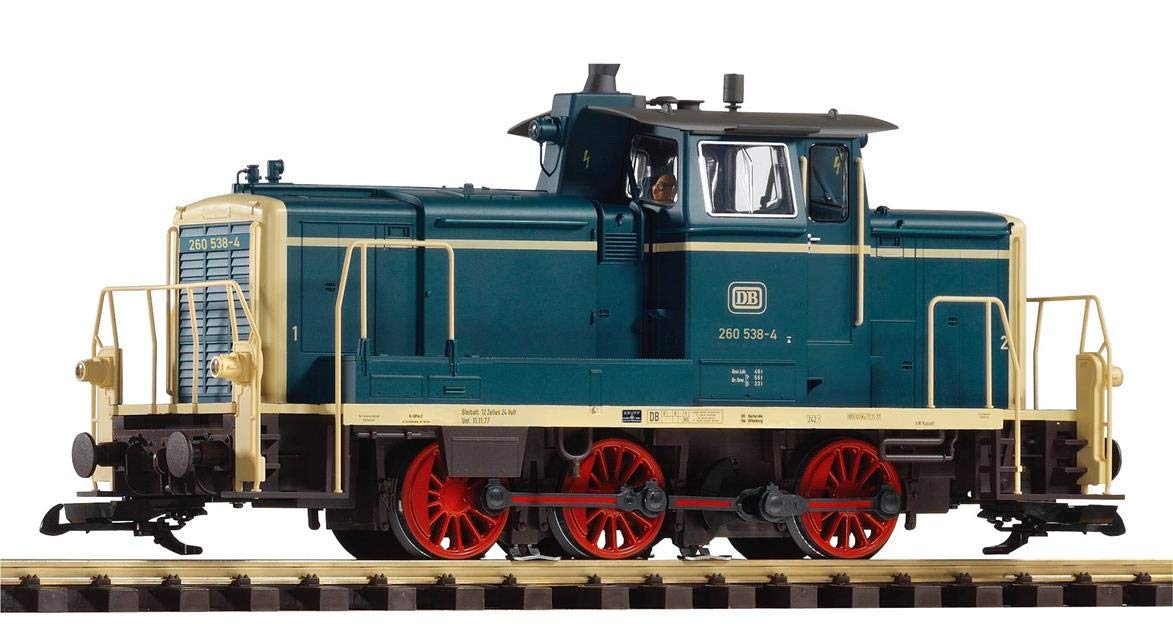 Piko 37526 G Scale DB IV BR260 Diesel Locomotive Model Train - Blue/Beige Color for Model Railway Enthusiasts | Perfect for Garden Railroads, Train Displays & Collectors