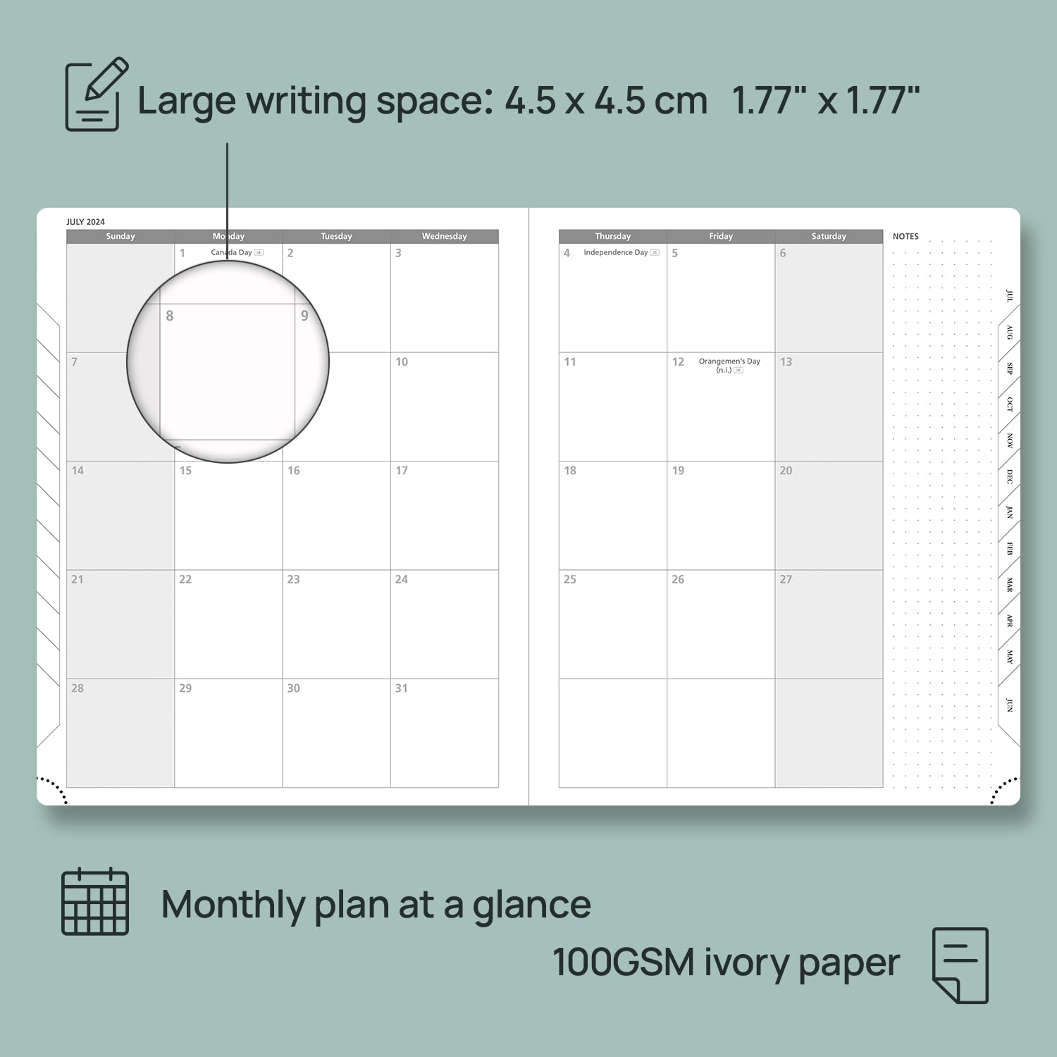 POPRUN 2024-2025 Academic Planner (8.5