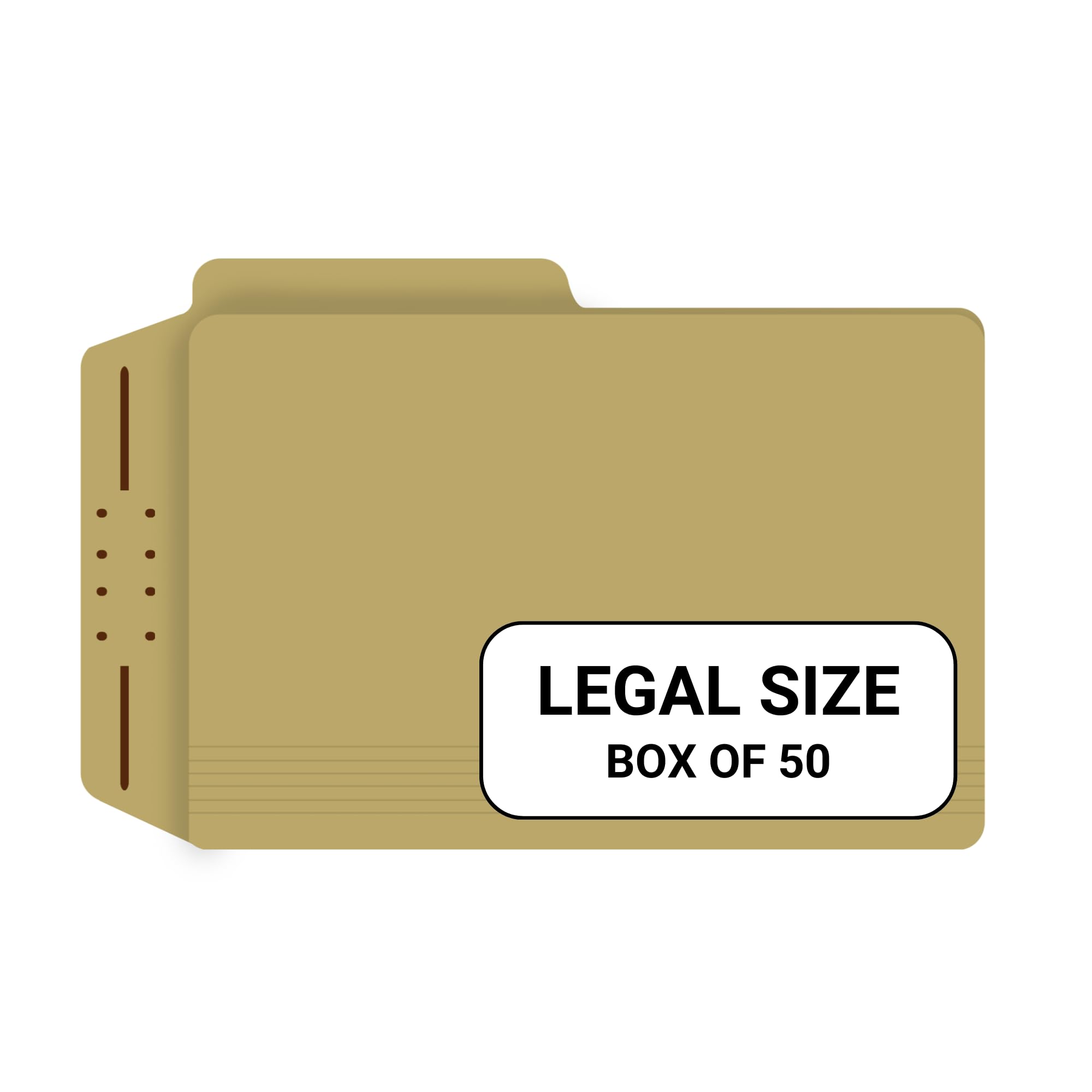 Goldenrod Legal File Folders - 2