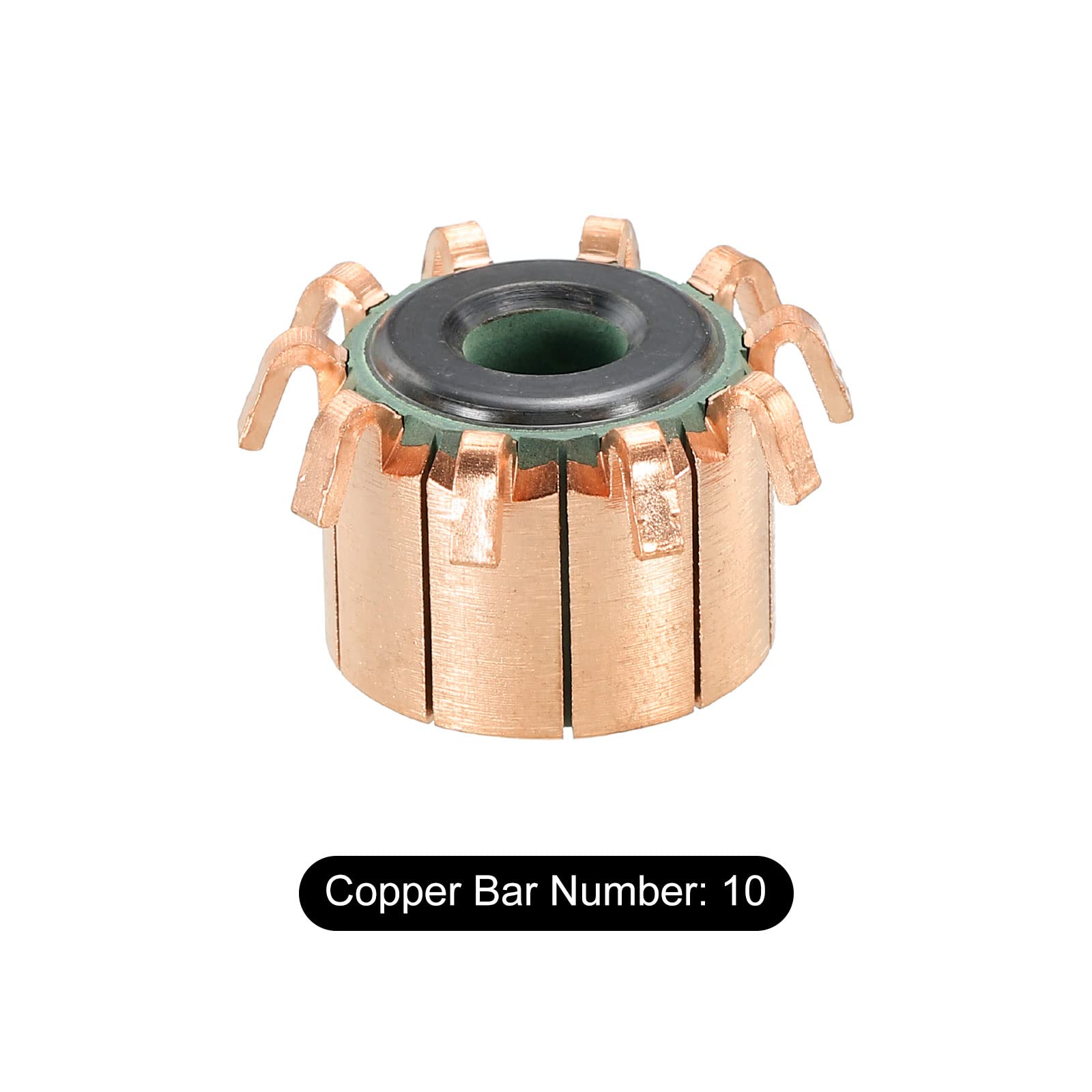 PATIKIL 10 Gears Teeth Electric Motor Commutator 8mm ID 22.5mm OD Replacement Part for DC Motors - Perfect for Power Tools, DIY Projects & Industrial Equipment Repair
