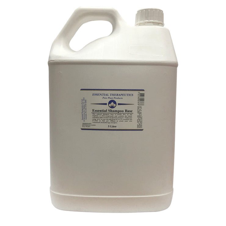 ESSENTIAL THERAPEUTICS 5L Essential Shampoo Base - Gentle Cleansing for Salons & Spas, Perfect for Professional Hair Care & Scalp Treatments