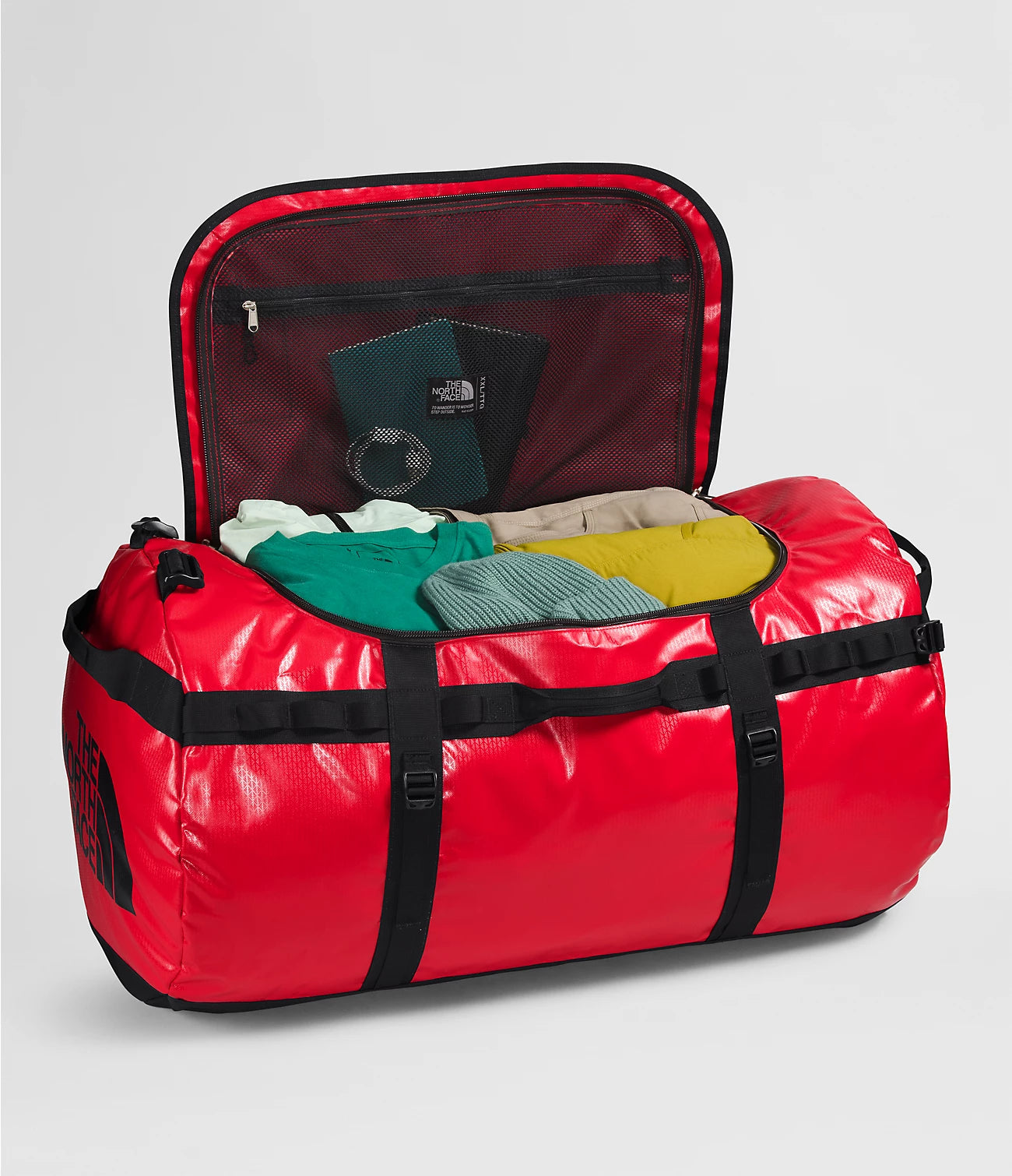 Base Camp Duffel XXL 150L NF0A52SD - Durable Large Travel Duffel Bag for Camping, Hiking & Outdoor Adventures - Past Season