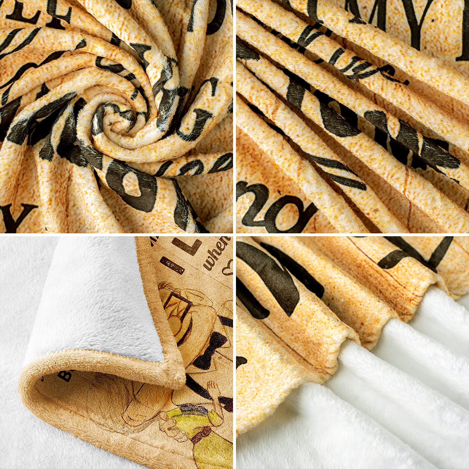Super Soft Flannel Throw Blankets for Women - Cozy & Warm Gift for Wife, Anniversary, Birthday, Christmas, Valentine's Day - Perfect for Couch, Bed & Winter Nights