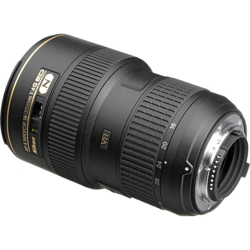 Nikon AF-S NIKKOR 16-35mm f/4G ED VR Wide-Angle Zoom Lens for FX DSLR Cameras - Perfect for Landscape, Architecture & Travel Photography