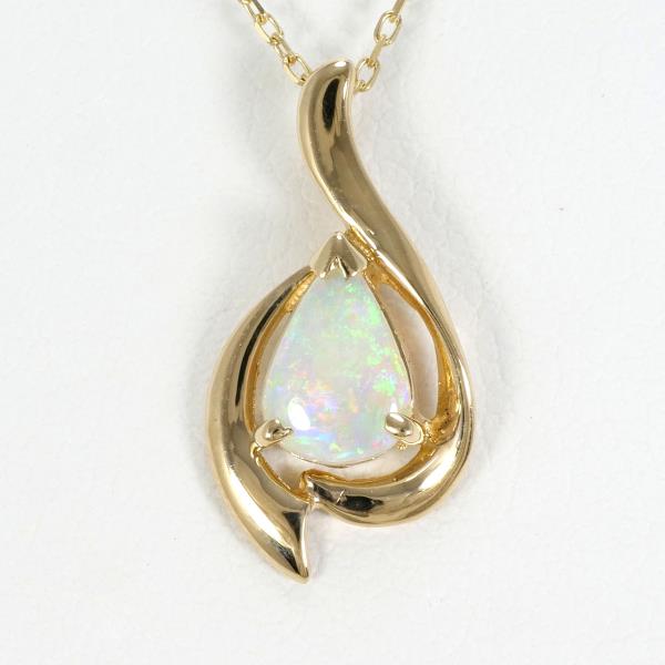14K Yellow Gold Opal Necklace for Women - Elegant Birthstone Jewelry Gift for Birthday, Anniversary & Special Occasions