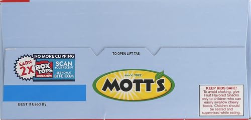 Mott's Assorted Fruit Flavored Snacks - Gluten Free, Family Pack (40 Count, 32 oz) - Perfect for Easter Basket Stuffers, Kids Lunch Box & Healthy On-the-Go Snacks