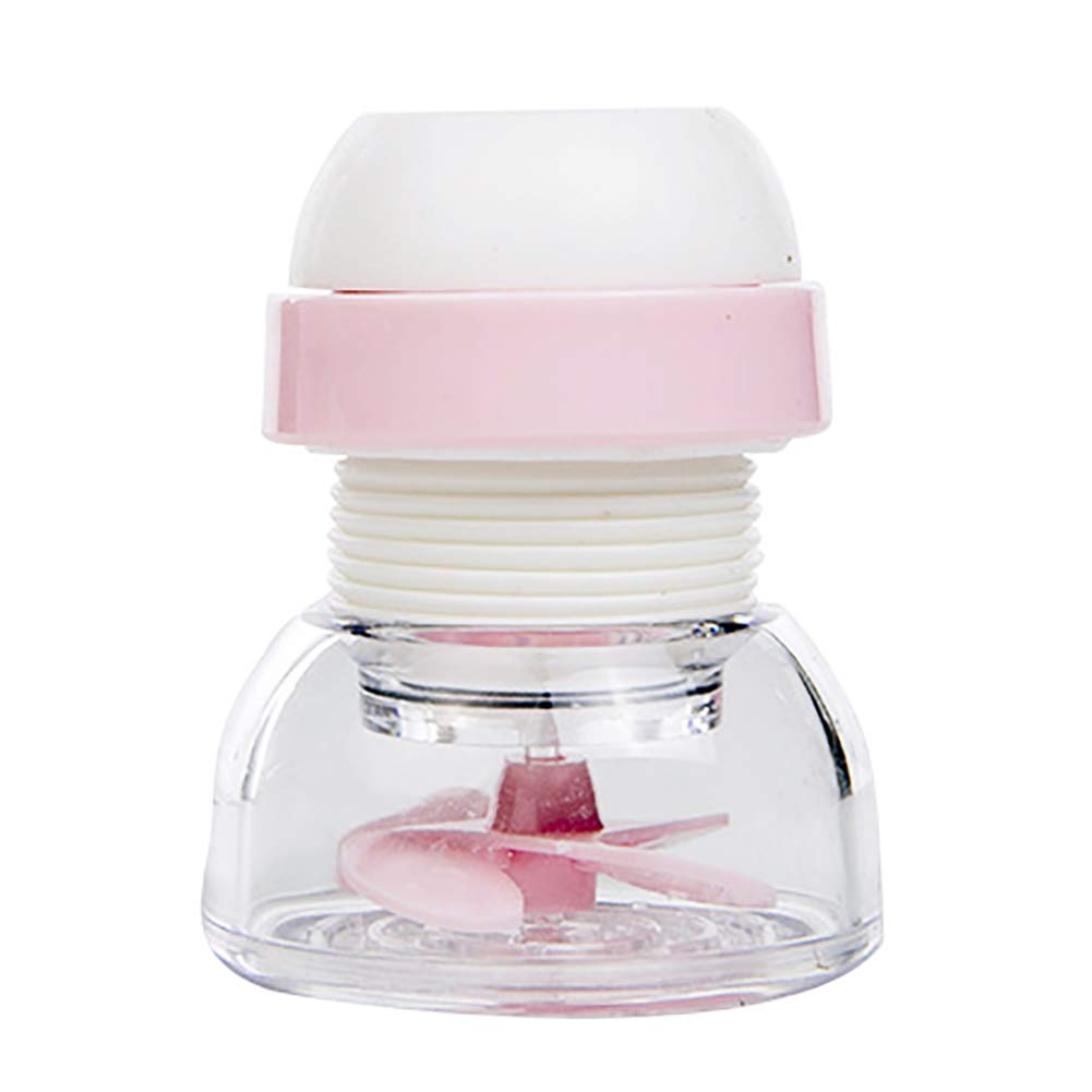 360 Degree Rotating Water Saving Shower Head with Filter - Pink | Kitchen & Bathroom Faucet Purifier for Eco-Friendly Home Use