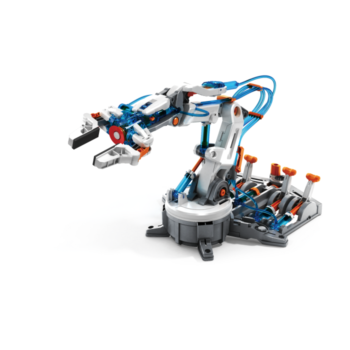 Elenco HydroBot Arm Kit - STEM Robotics Building Kit for Kids & Teens - DIY Hydraulic Robotic Arm Science Project - Perfect for School Science Fairs, STEM Learning & Home Education