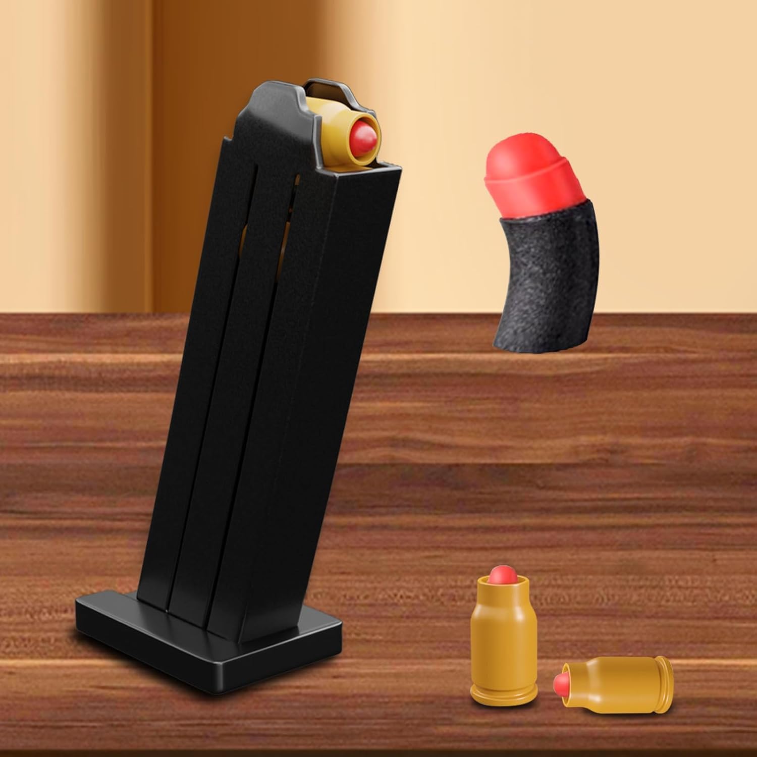 Soft Foam Bullet Toy Gun Ammo Refill Kit - 80 EVA Foam Bullets & 48 Shells - Safe Educational Toy Accessories for Kids - Perfect for Nerf Battles, Target Practice & Outdoor Play