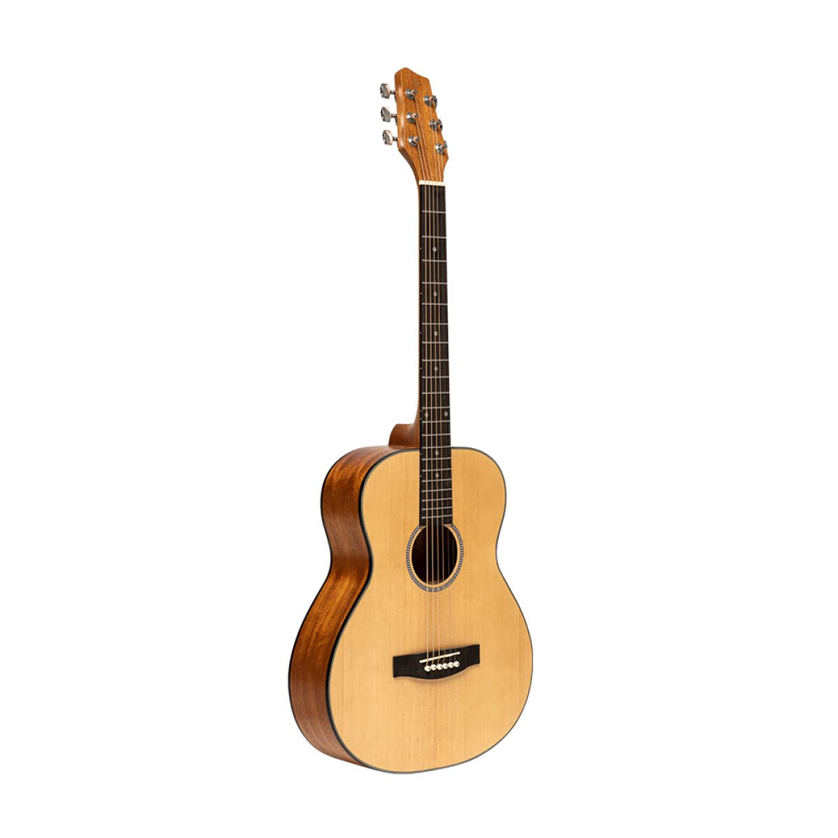 Stagg SA25 A Spruce 6-String Acoustic Guitar - Right-Handed Natural Finish | Perfect for Beginners, Camping & Live Performances