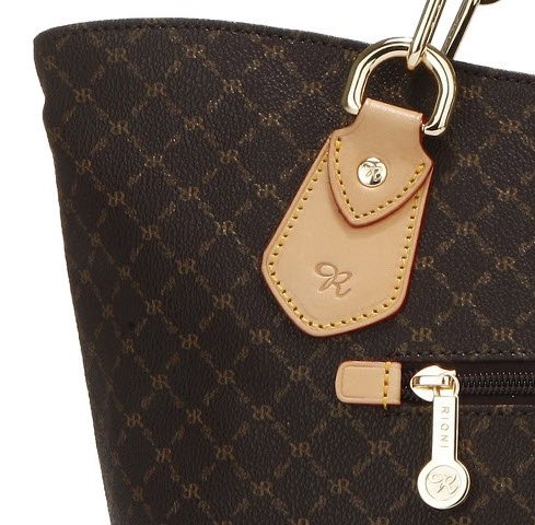 Rioni Signature Brown Designer Tote Bag - Stylish Travel Handbag for Women | Perfect for Work, Travel & Everyday Use