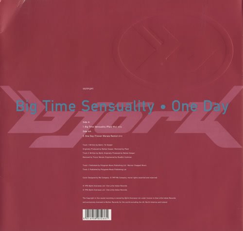 Bjork - Big Time Sensuality / One Day - Vinyl Record LP - Limited Edition - Perfect for Music Lovers & Collectors - Great for Home Listening & Gifts
