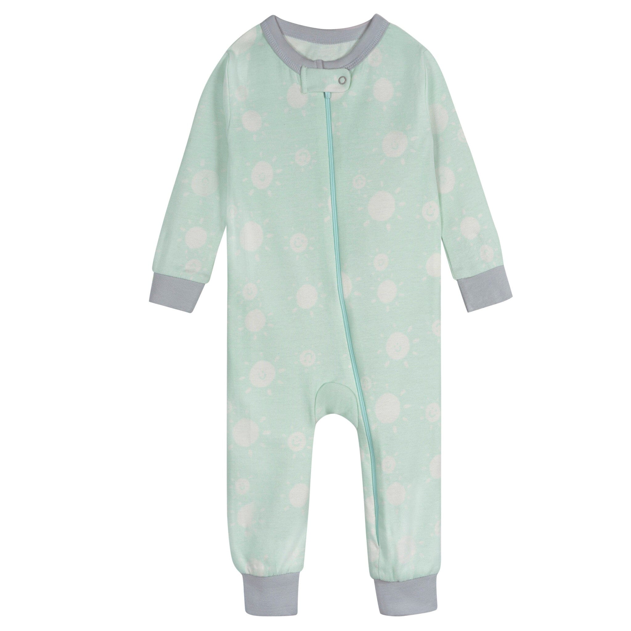 3 Pack Baby Neutral City Sunset Footless Pajamas - Soft Cotton Sleepwear for Boys & Girls - Perfect for Playtime, Naptime & Bedtime