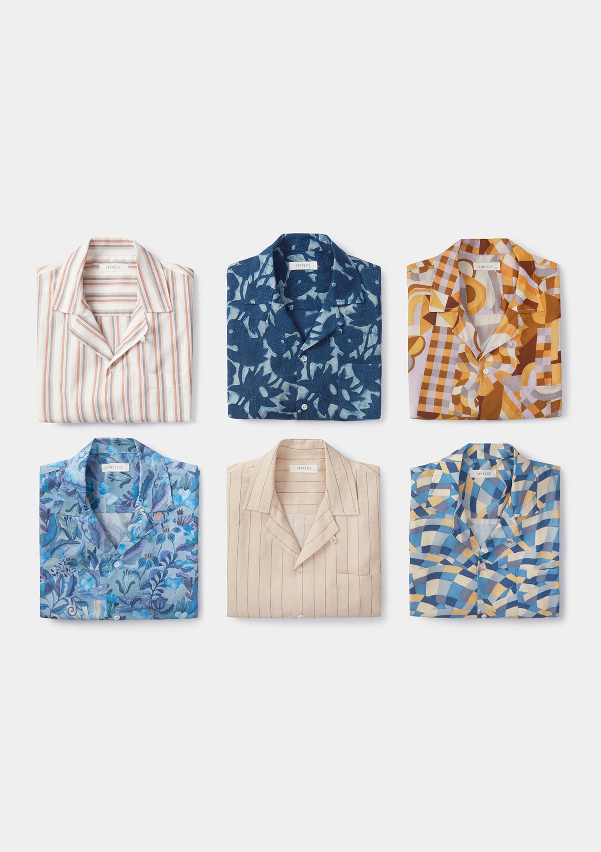 Blue Una Landscape Cuban Shirt - Premium Liberty Fabrics | Stylish Summer Casual Wear for Men & Women