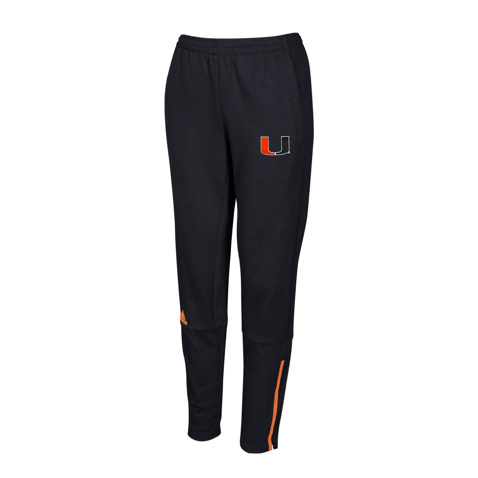 Adidas Miami Hurricanes NCAA Women's Black Squad Pro ID Pants (Large) - Comfortable Athletic Pants for Training, Workouts & Casual Wear