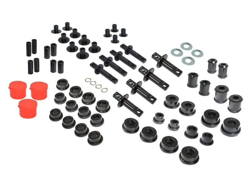 aFe Control Arm Bushing & Sleeve Set for 2006-2013 Chevrolet Corvette C6 Z06/ZR1 - Black - High-Performance Suspension Upgrade for Track & Street Racing