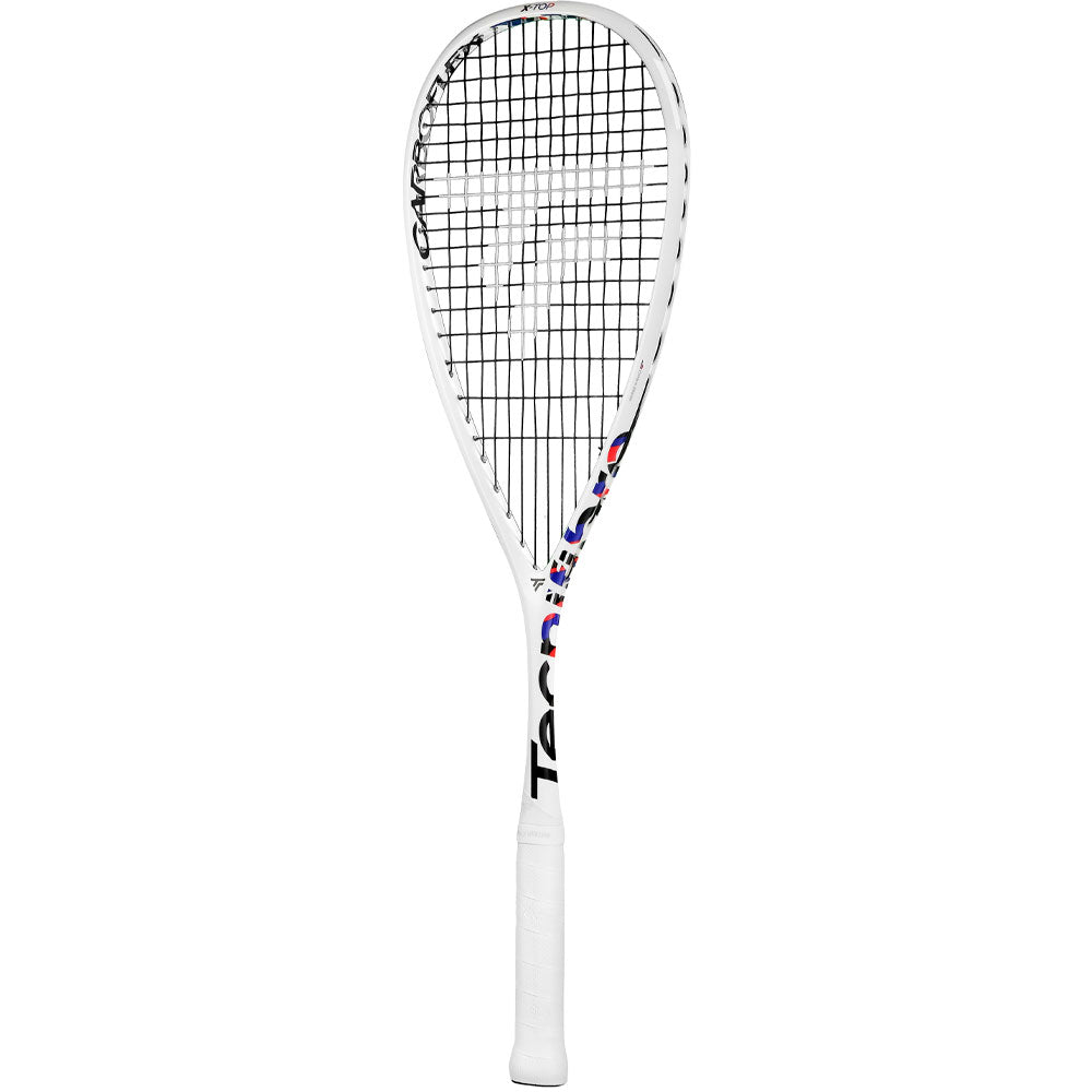 Tecnifibre Carboflex 120 X Top Squash Racket V2 - 2024 Latest Model | Lightweight Carbon Fiber Squash Racquet for Advanced Players | Perfect for Competitive Tournaments & Training Sessions