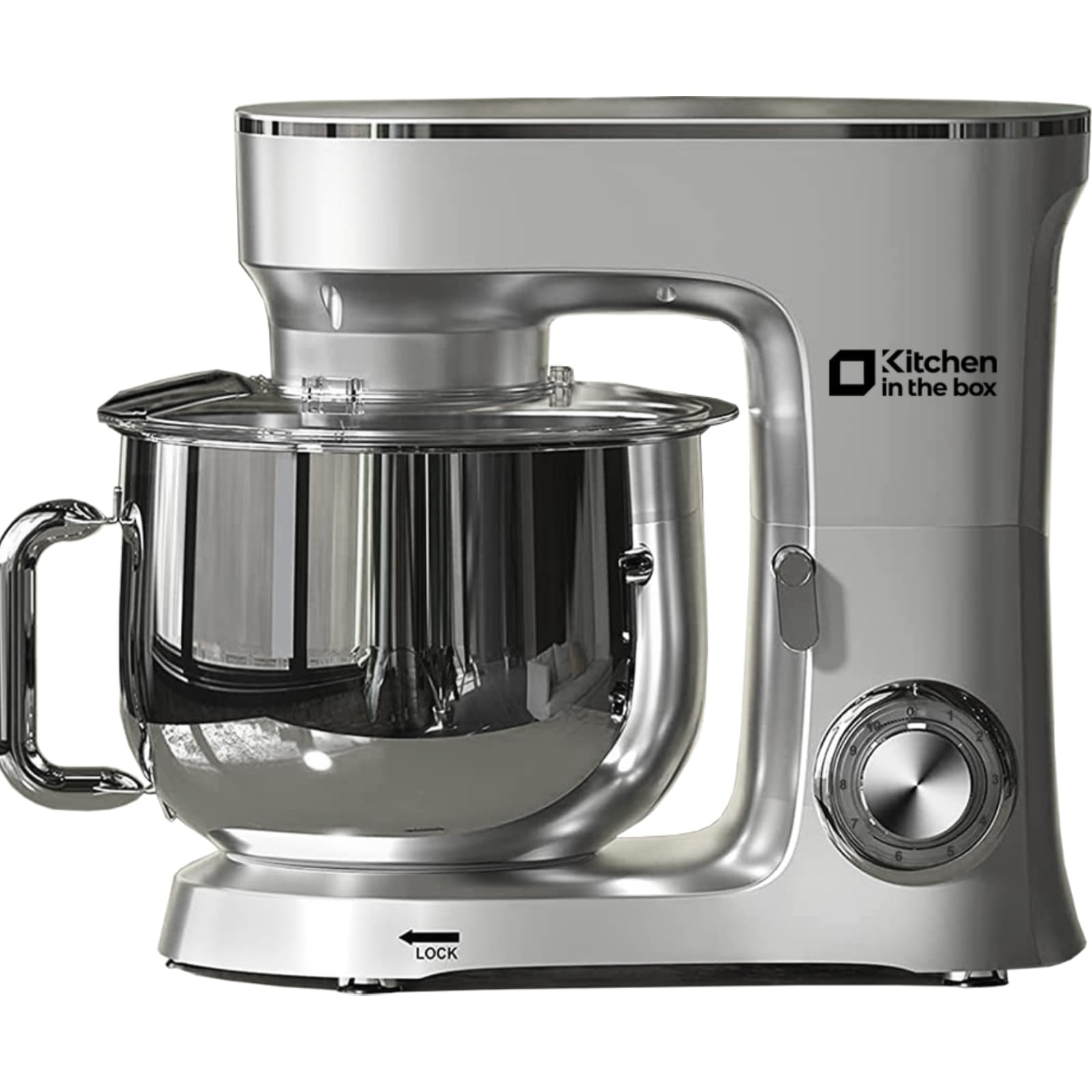 900W 8.5QT Stand Mixer with 10 Speeds & Attachments - Perfect for Baking & Cooking