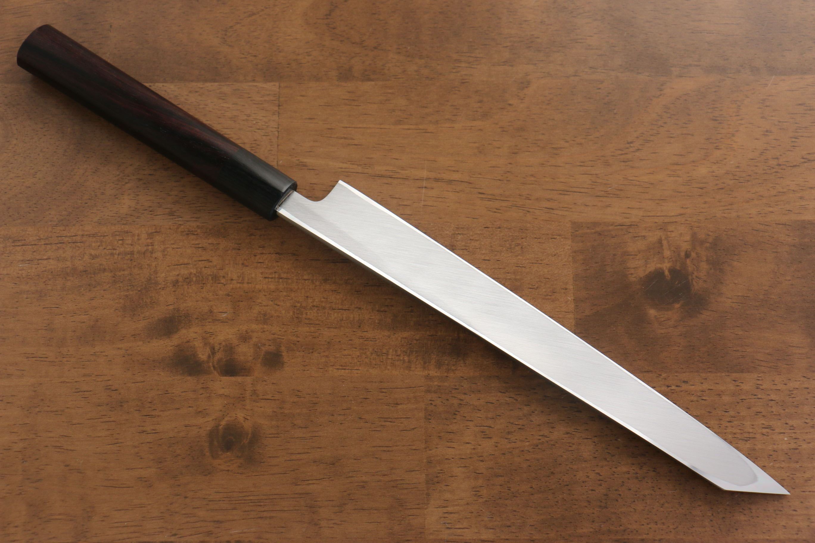 Premium Jikko White Steel No.2 Kiritsuke Yanagiba 240mm - Japanese Chef Knife with Ebony Handle for Sushi, Sashimi & Precision Cutting - Perfect for Professional Chefs & Home Cooks