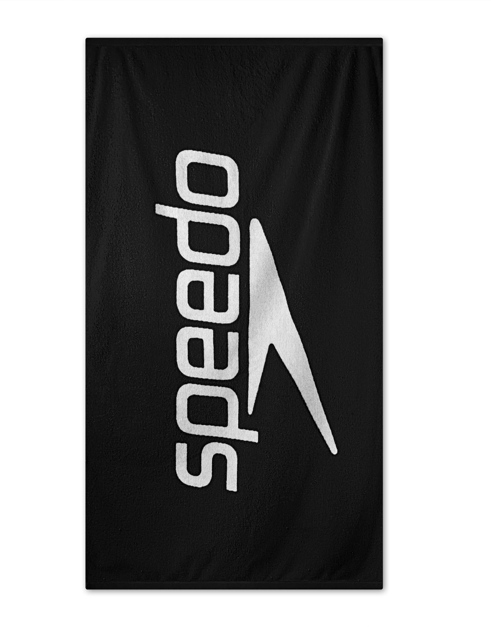 Custom Logo Towel - Premium Black & White Cotton Towels for Gym, Spa, Beach & Home Use