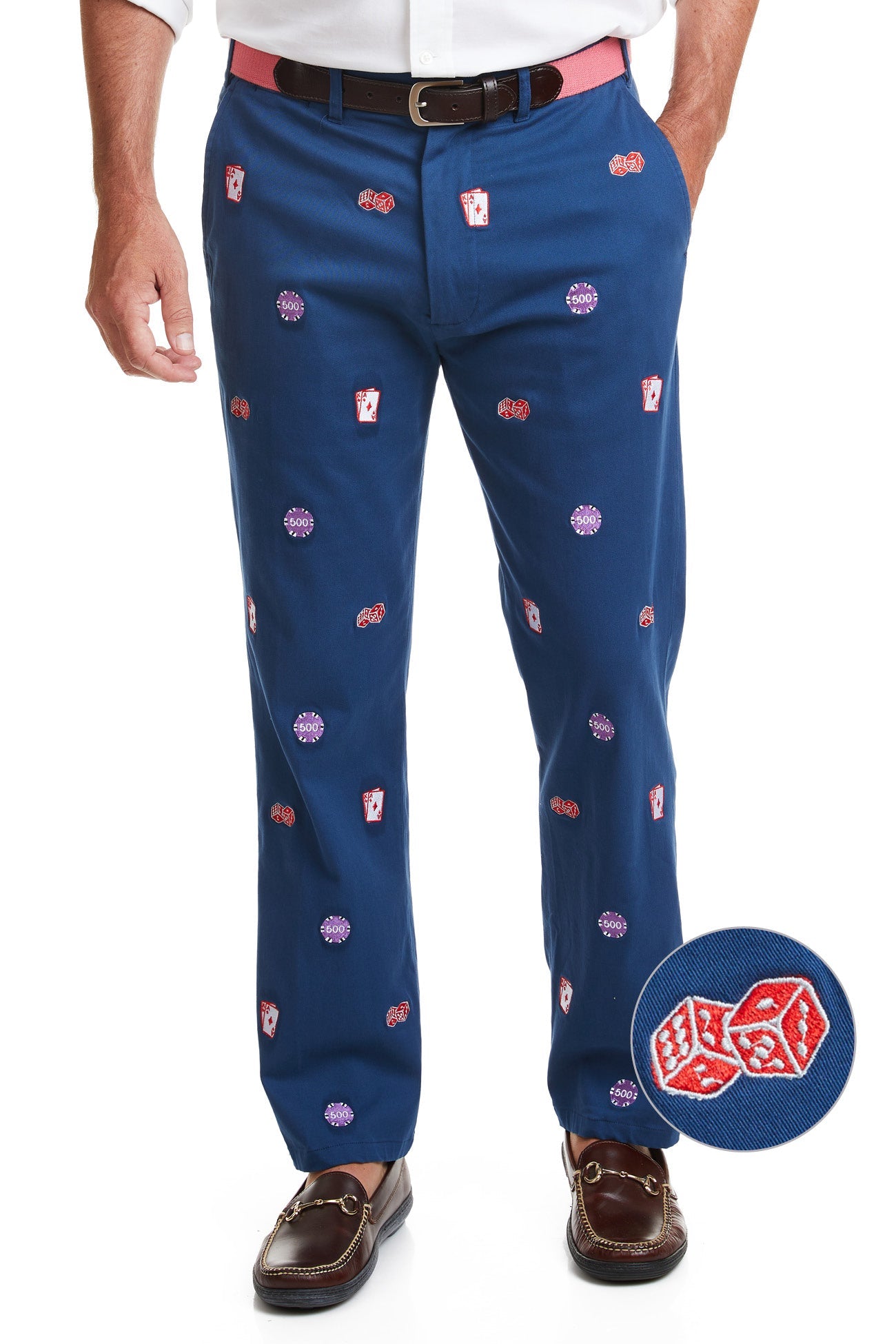 Harbor Pant Nantucket Navy with Vegas Baby - Comfortable Casual Pants for Men | Perfect for Beach, Travel & Everyday Wear