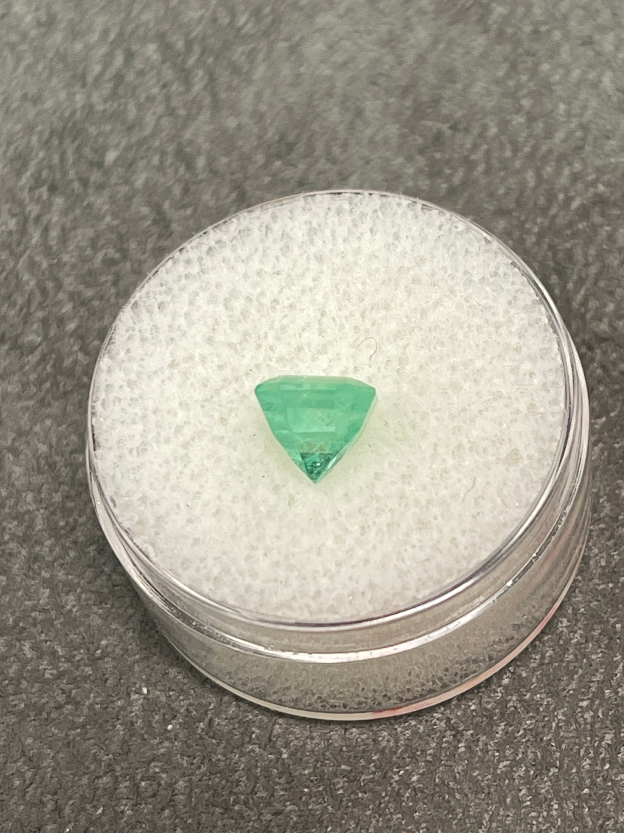 1.70 Carat Natural Colombian Emerald - Asscher Cut Square Loose Gemstone for Fine Jewelry, Engagement Rings & Custom Designs