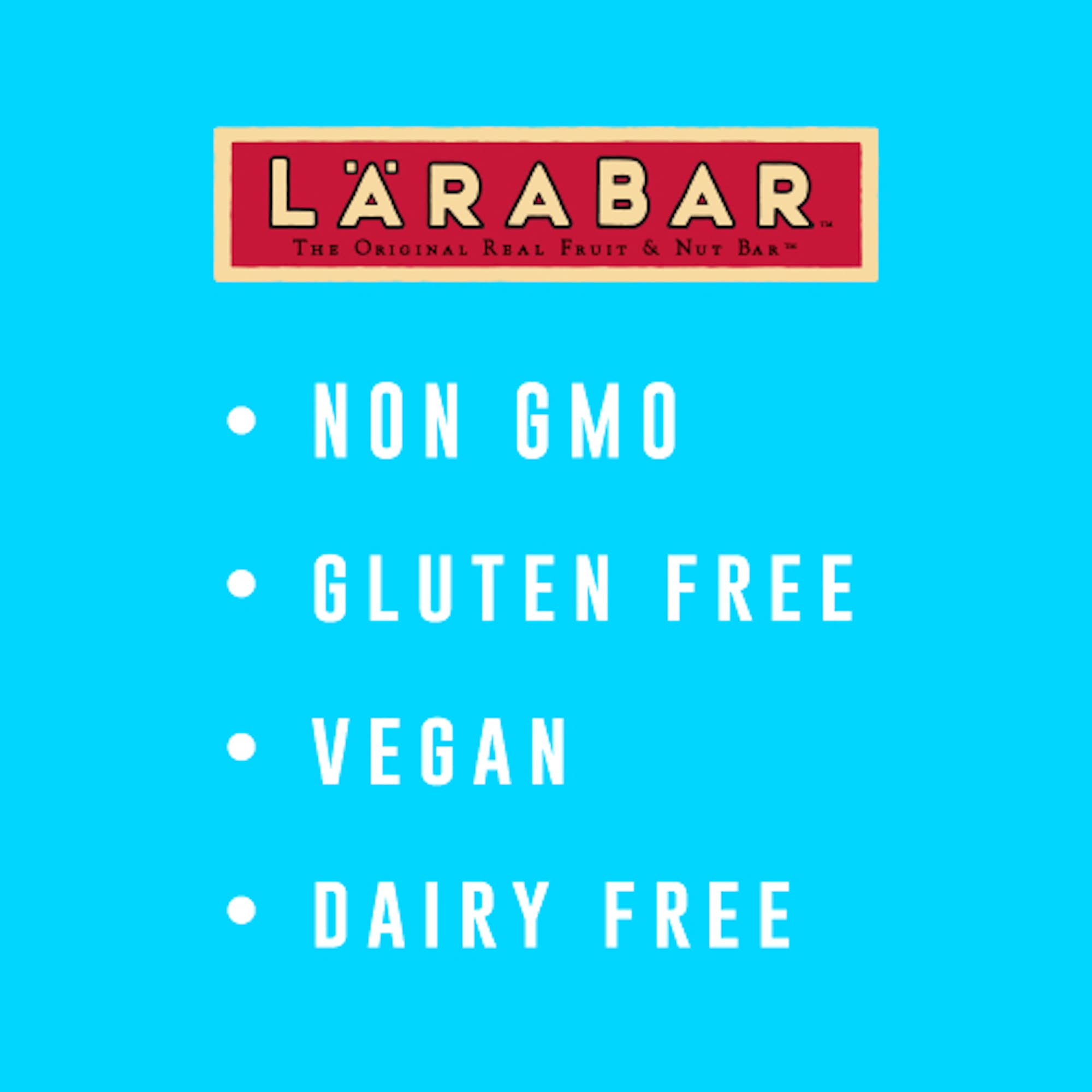 Larabar Lemon Bar - Gluten Free Vegan Fruit & Nut Energy Bars, 1.6 oz (12 Count Pack) - Healthy Snacks for Hiking, Workouts & On-the-Go Nutrition