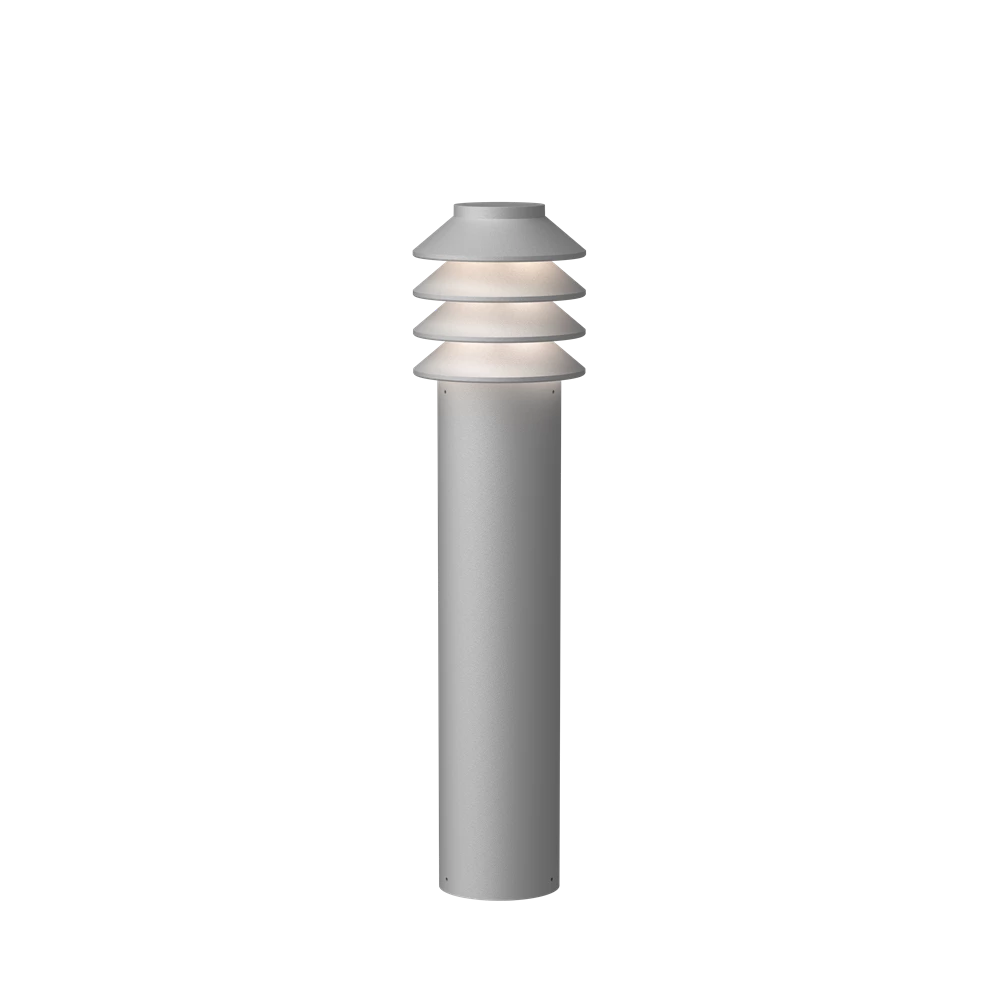 BYSTED GARDEN BOLLARD Lamp - Outdoor Solar LED Landscape Lighting for Pathway, Driveway, and Garden Decor | Weatherproof & Energy Efficient