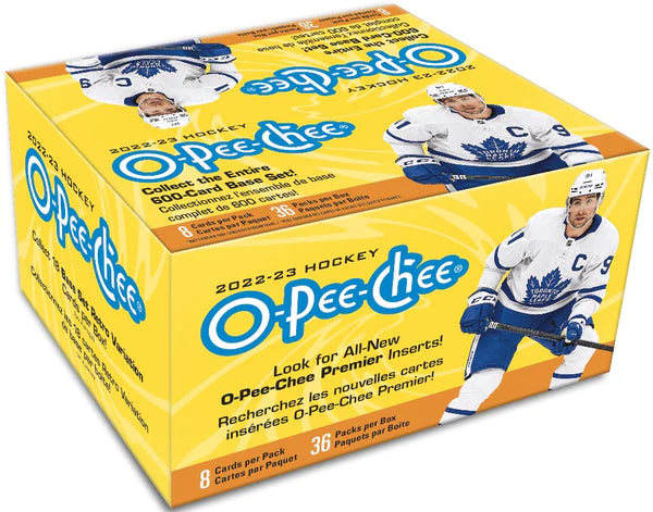 2022-23 Upper Deck O-Pee-Chee Hockey Retail Box - Collectible Hockey Trading Cards for Fans & Players - Perfect for Gifts, Trading, and Memorabilia Collections