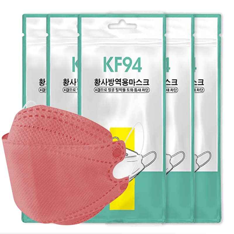 KF94 Multicolor 3D Face Mask for Adults - 4-Layer Filter Protection, Comfortable Dust & Pollen Mask - Perfect for Daily Commute, Travel & Outdoor Activities
